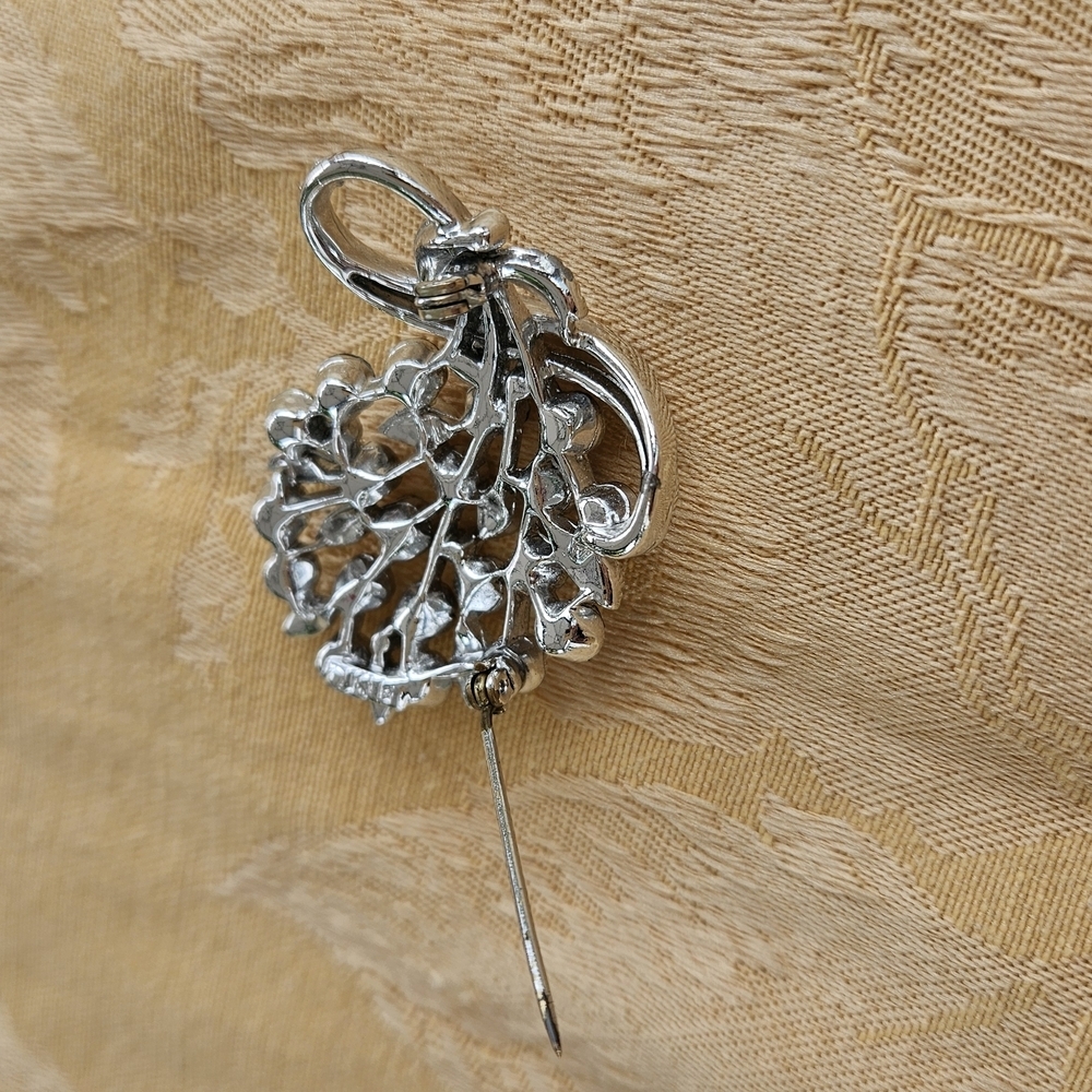 Aurora Borealis Crystal Brooch - Picture 6 of 6